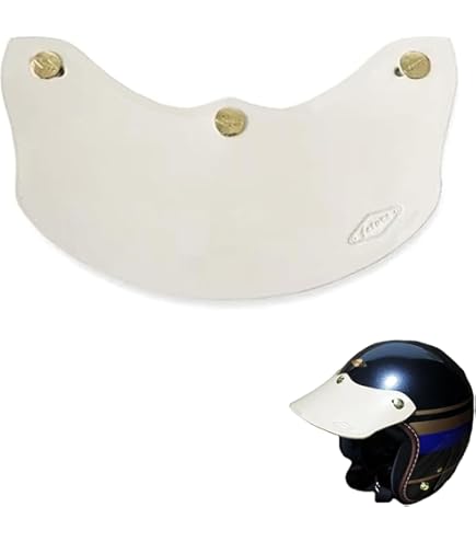 Amazon.co.jp: SITEDAN ヘルメットサンバイザー 革 ヘルメット