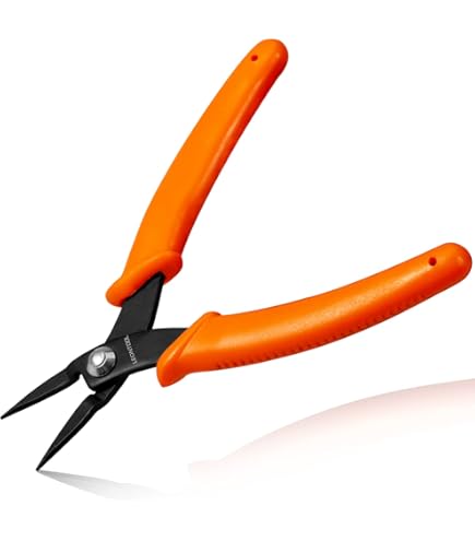 Hakko CHP PN-2016 Long-Nose Pliers, Pointed Nose, Rounded