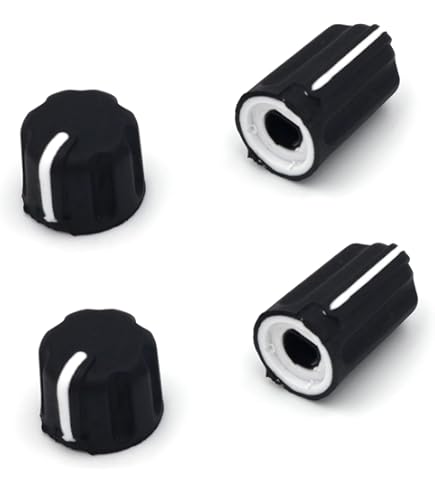 Two Way Radio Volume Control Knob And Channel Selector Knob Button Cap Replacement Compatible With Motorola GP88 GP300 Walkie Talkie Radio, Pack Of 5, Lsgoodcare