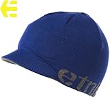 エトニーズ ETNIES キッズ ニットキャップBREADWINNER YOUTH ツバ付き リバーシブルブルー x グレーNO3