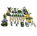 砂テーブルモデル玩具自動車/トラック/タンク子供玩具プラスチック兵士ギフト-100 PC