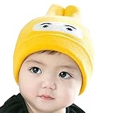 Amberetech ベビー帽子 赤ちゃん帽子 子供 防風・防寒・保温 耳保護 春秋冬新型　可愛く柔らかいニット帽子　うさぎの形　柔らかい手の感触 暖かくかわいい帽子 春 秋 冬 女の子 男の子 (イ