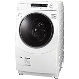 シャープ ドラム式 洗濯乾燥機 ES-H10G-WR ヒートセンサー乾燥 低騒音(洗濯 26dB/脱水 37dB) 洗濯10kg/乾燥5kg 幅64cm 右開き(ヒンジ右) ホワイト
