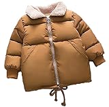 Mycu コート 子供服 男の子 赤ちゃん服 冬季 ジャンパー ジャケット アウター 厚手 長袖 暖かい 上着 無地 折り襟