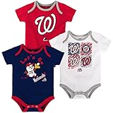 Washington Nationalsベビー/幼児Go Team 3 Piece Creeper Set レッド