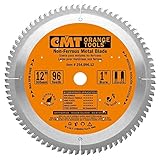CMT 254.096.12 ITK Industrial Non-Ferrous Metal and Melamine Blade and 12-Inch Diameter by 96 Teeth 