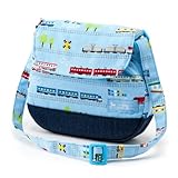 元気にお出かけベビーショルダーバッグ　超特急ドリームエクスプレス（ライトブルー）　B1702700　日本製