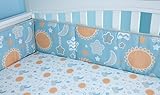 Little Bedding Celestial Baby Traditional Padded Bumper by Little Bedding by NoJo [並行輸入品]
