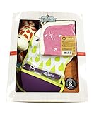 パパジーノ ズービーペッツ きりん 出産 お祝い セット ビブ ガーゼ ハンカチ ピンク (AM_ZPG111-24)