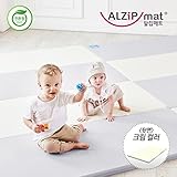 [Alzip Mat] Eco Color Folder Duo ベビープレイマット‐エコカラーフォルダーデュオ (無毒、転倒防止、防水) (Eco Duo Gray, XG)