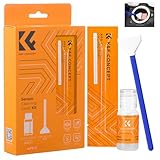 K&F CONCEPT カメラクリーニングキットセンサークリーニング16㎜ APS-Cセンサー用スワブ 10本入り +20mlクリーナー カメラ クリーニング綿棒 センサー専用 クリーニングスティック メンテナンス用品 お手入れ 掃除用品 一眼レフカメラ対応