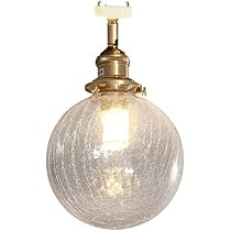 Amazon.co.jp : シーリングライト 1灯 E17 led対応 北欧 ガラス