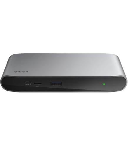Belkin Thunderbolt™ 3 Dock Pro Belkin Thunderbolt 3 Dock Pro with 2.6 ft Thunderbolt 3 Cable