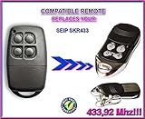 SEIP skr433互換リモートコントロール交換用送信機、433.92 MHzローリングコードKeyfob
