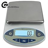 CGOLDENWALL　3000g、0.1g分析精密電子天秤　LCD表示皿はかりデジタルスケール　風袋引き機能、カウンティング機能、自動校正、故障表示など付き計量器　日本語版取扱説明書付き電子　研究室