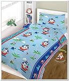 BlueberryShop 2 pcs BABY COT BED BUNDLE BEDDING SET DUVET+PILLOW COVERS matching cot bed 120 x 150 c