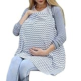 Baby Breast Feeding Nursing Cover Soft Organic Cotton Breathable Canopy Blanket by Sansi