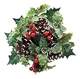 エルアーツ クリスマス オーナメント ホーリーリング 全長16cm E8021-00