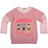 アンパンマン トレーナー フェイクレイヤードタイプ 男の子 女の子 ANPANMAN 春物 fo-oa3884 95cm ピンク