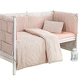 Rart 赤ちゃんの寝具の設定, バンパーのすべてのラウンド ユニセックス 無衝突赤ちゃんベビーベッド バンパー 無衝突ベビーベッド バンパー-A 140x70cm(55x28inch)