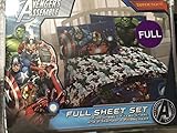 Marvel Avengers Assemble 4 Piece Full Sheet Set [並行輸入品]