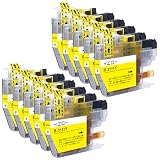 【EasyECO】ブラザー用 LC3111-4PK 互換インクカートリッジ LC3111-Y イエロー 10本セット 純正と併用可能 大容量インク 最新ICチップ搭載/残量表示/個包装 対応機種:DCP-J572N DCP-J577N DCP-J582N DCP-J587N DCP-J972N DCP-J973N DCP-J978N DCP-J981N DCP-J982N DCP-J987N など