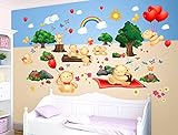 i-love-wandtattoo was-10027壁ステッカーKids " Sweet Bears "ステッカー壁デカールBoy Girl X-Large WAS-10027-1