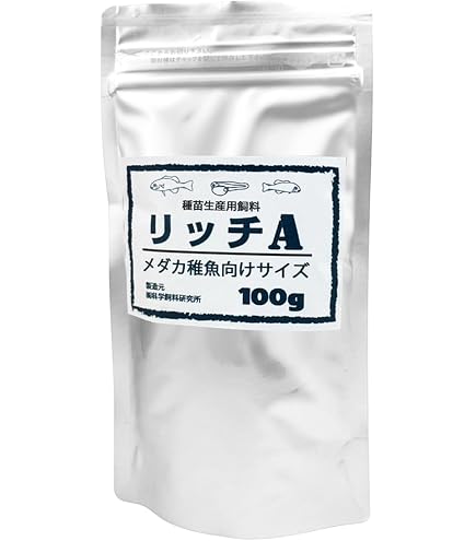 Amazon | リッチA プレミアム稚魚飼料 100g メダカ グッピー （0.15