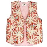 ポンチョ 麻の葉 ピンク 100サイズ 女の子 日本製