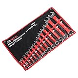 ATE Pro. USA 10930 Combination Wrench, Metric, Soft-Grip, 9 mm - 32mm, 14 Piece Set by ATE Pro. USA