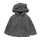 Tovadoo 子供服 ベビー服 男の子 女の子 コート 冬服 ファー 長袖 動物の耳 ふわふわ 暖かい 柔らかい キュート 旅行 保育園