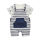 子供服 半袖Tシャツ+サスペンダーパンツ 夏 動物柄 男の子 女の子 キッズ 男女兼用 赤ちゃん ベビー 可愛い 綿 柔らか 素敵 半袖 上下セット オーバーオール