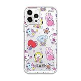 【elago】 iPhone12 Pro / iPhone12 対応 ケース クリア BT21 公式 グッズ クリアケース 透明 スマホケース [ iPhone12 mini アイフォン12 mini アイフォン12ミニ 対応 ] LINE FRIENDS BT21 FLOWER フラワーブーケ