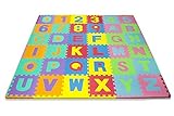 GGI INTERNATIONAL Kids Matney Foam Floor Alphabet & Number Puzzle Mat (36 Piece) [並行輸入品]
