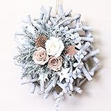 A plus floral art 小枝の壁飾り Luna ルナ プリザーブドフラワー クリスマス シャビーシック インテリア　壁掛け リース