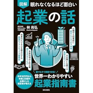 眠れなくなるほど面白い 図解 起業の話の表紙