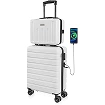 Amazon | AnyZip キャリーオンラゲッジ 21インチ ハードサイド PC ABS