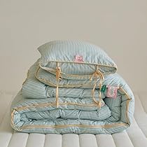 【maatila】布団カバー 枕カバー2個セット リボン maatila】韓国大人気＊リボンケーキ 布団+枕カバーセット SS