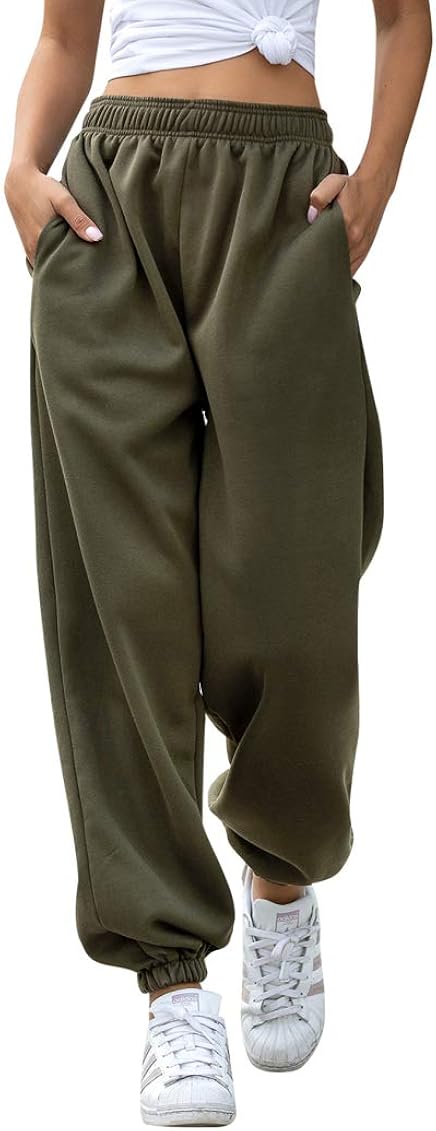 HeSaYep Women's High Waisted Sweatpants 