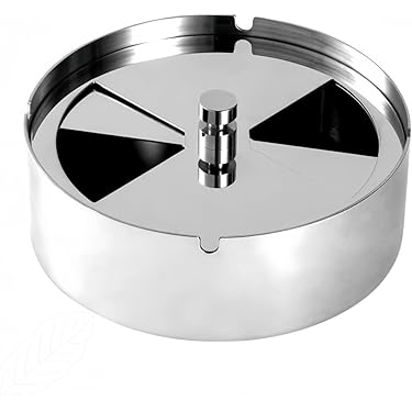 ☆値下げ、訳あり☆ オシャレ！スタンド 灰皿 丸型 ホワイト Amazon.co