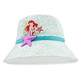 ディズニー (Disney) リトル・マーメイド アリエル UVスイムハット UPF+ 帽子 日焼け防止 ベビー キッズ 女の子用 ホワイト/水色 USデ... [並行輸入品]