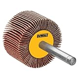 DEWALT DAFE1A0610 1-Inch by 1/2-Inch by 1/4-Inch High Performance 60 Grit Flap Wheel by DEWALT