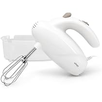 Amazon | sology(ソロジー) ハンドミキサー ケース付き 軽量620g 5段階