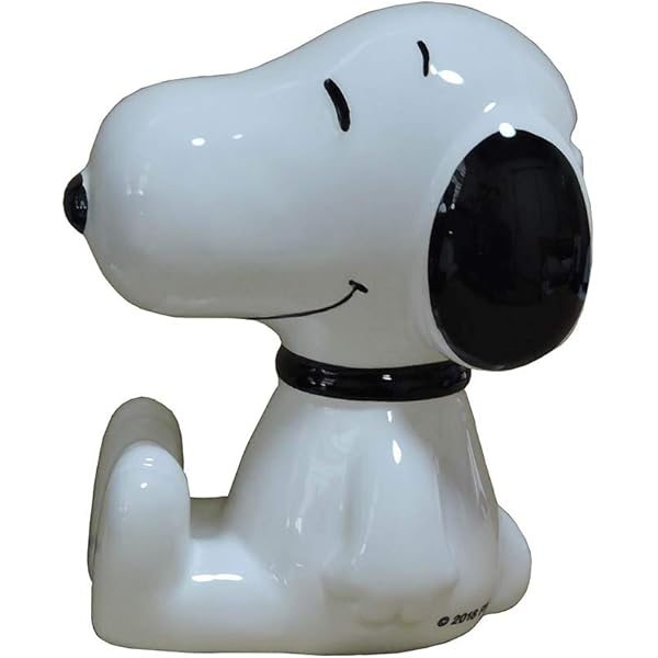 Amazon Peanuts 貯金箱 座り スヌーピー 小 貯金箱 おもちゃ