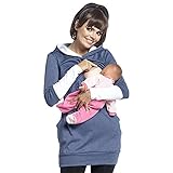 Decdeal レディース スウェット マタニティ 看護 授乳服 ロングスリーブ