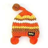 WIN キッズ 用 かわいい　赤ずきんちゃん風 ニット帽 耳 首元 足 ニット帽 ポンチョ 公園 お出かけ お散歩 赤ずきん 風 帽子 ニット ボンボン ネックウォーマー ベイビー ベビー キッズ こ