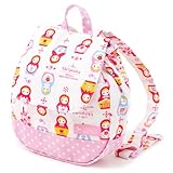 元気にお出かけベビーリュック　幸せいっぱいラブリーマトリョーシカ（ホワイト）　1歳から ギフト 誕生日 出産祝い　B1602800　日本製