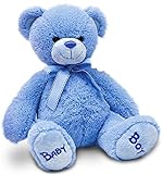 Keel Toys Nursery Bobby Bear 35 cm (Blue) by Keel Toys