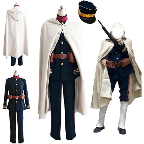 Amazon | [QLPLYZON] 紺生地 ゴールデンカムイ 尾形百之助 軍服
