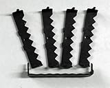 Large NoネイルSawtooth画像ハンガー 10 Pack ブラック